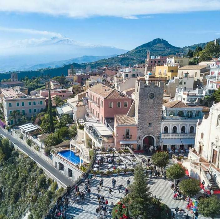 Apartament Taormina Castle And Sea View1 Zewnętrze zdjęcie